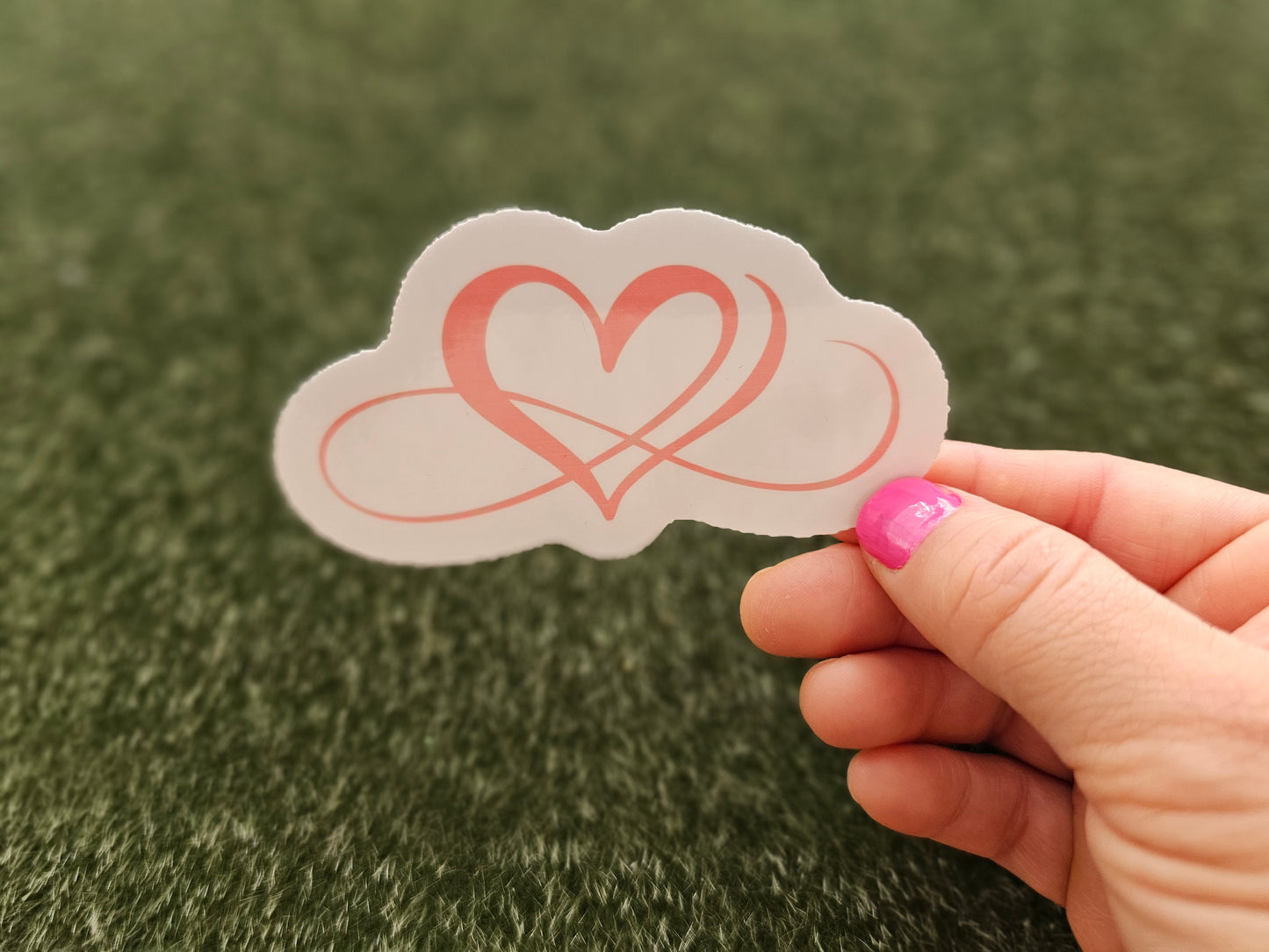 Heart Waterproof Cup/Tumbler/Window Vinyl Sticker