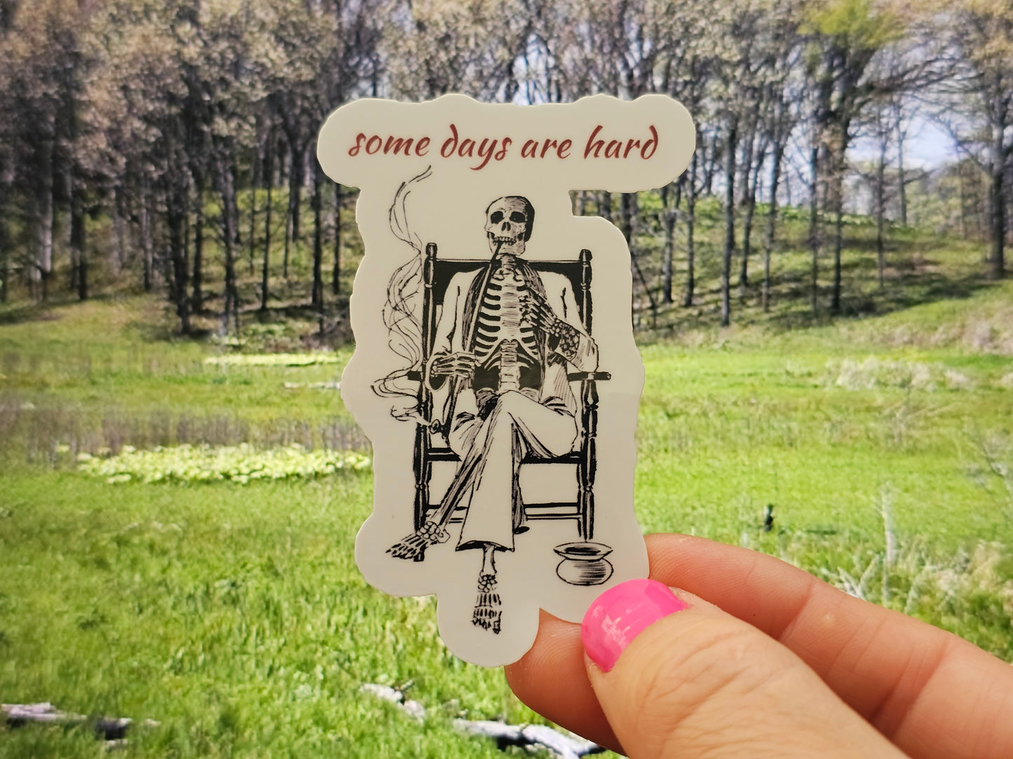 Some Days Are Hard Waterproof Cup/Tumbler/Window Vinyl Sticker