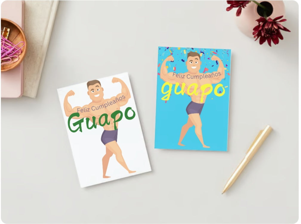 Birthday Card "Feliz Cumpleaños Guapo"