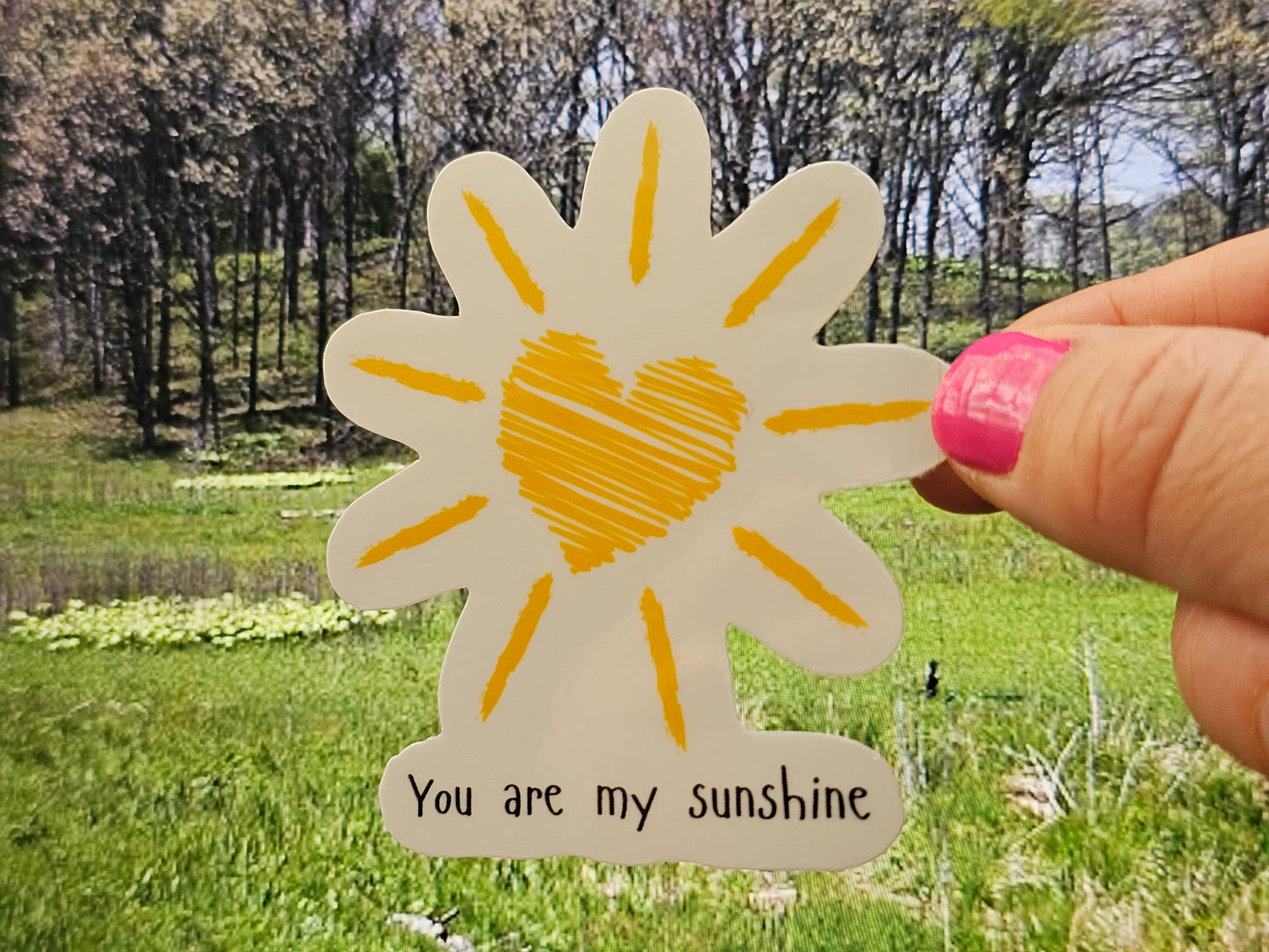 You Are My Sunshine Waterproof Cup/Tumbler/Window Vinyl Sticker
