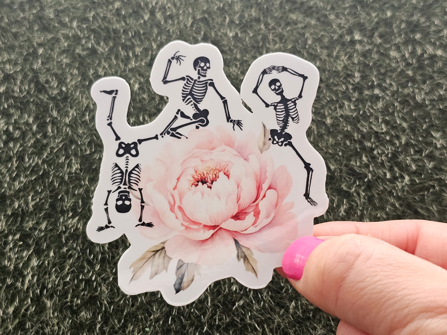 Skeleton Dance Waterproof Cup/Tumbler/Window Vinyl Sticker