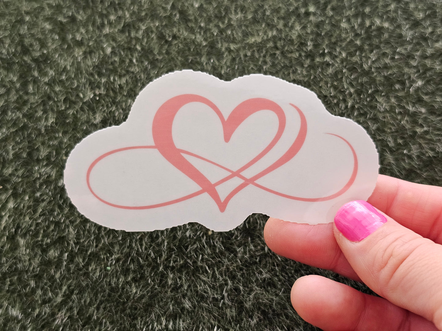 Heart Waterproof Cup/Tumbler/Window Vinyl Sticker
