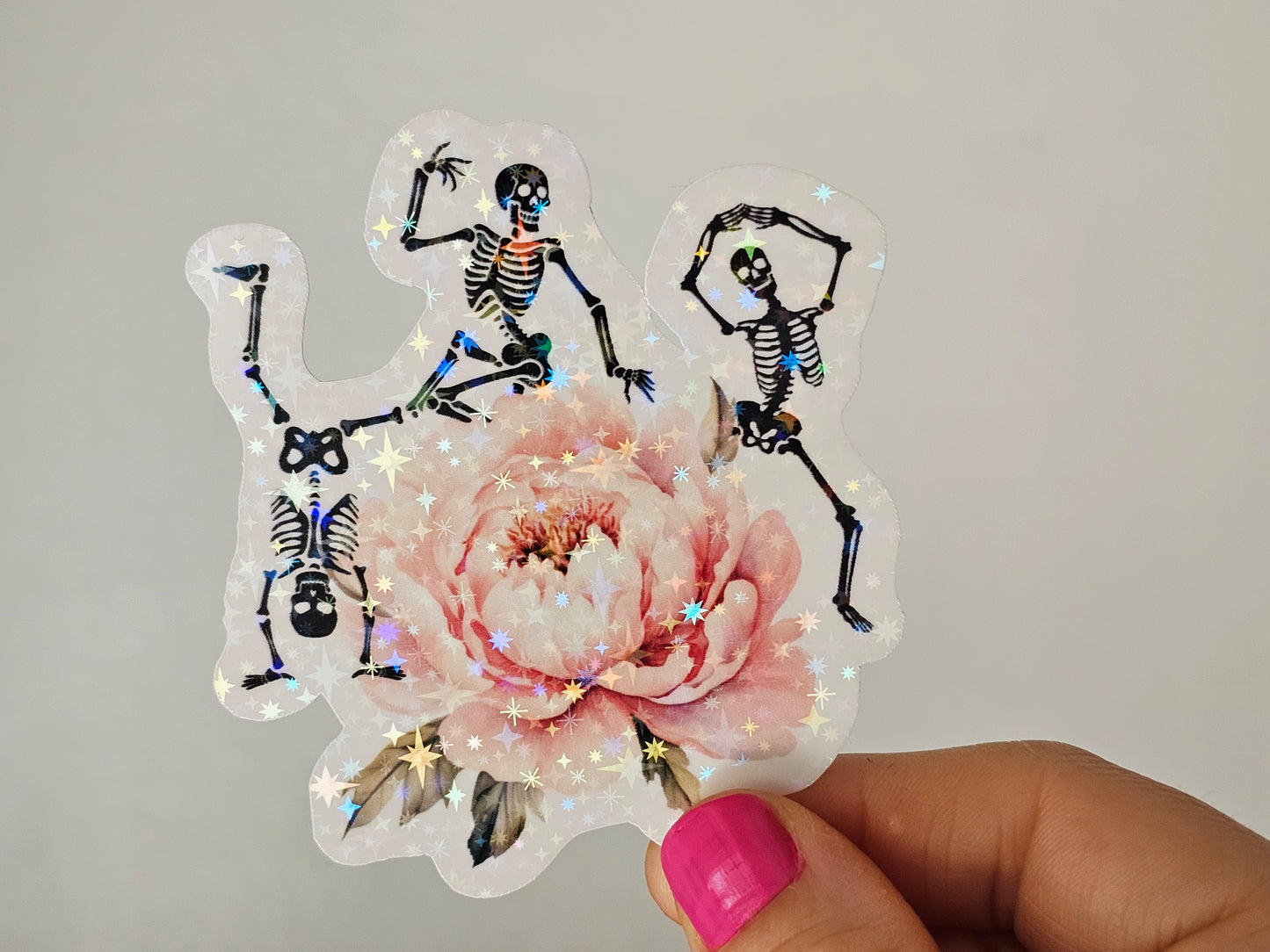 Skeleton Dance Waterproof Cup/Tumbler/Window Vinyl Sticker