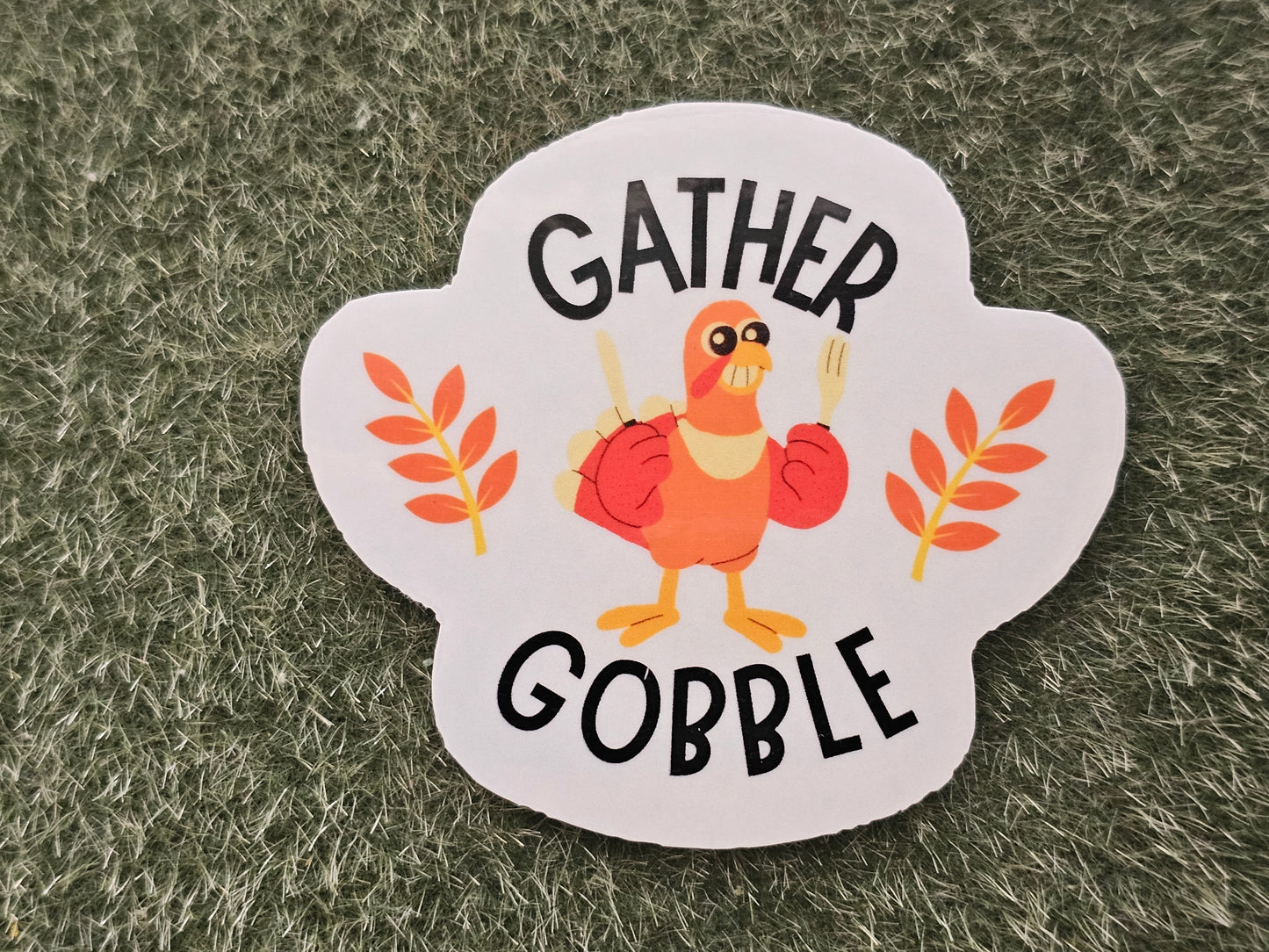 Thanksgiving Theme Waterproof Cup/Tumbler/Window Vinyl Sticker