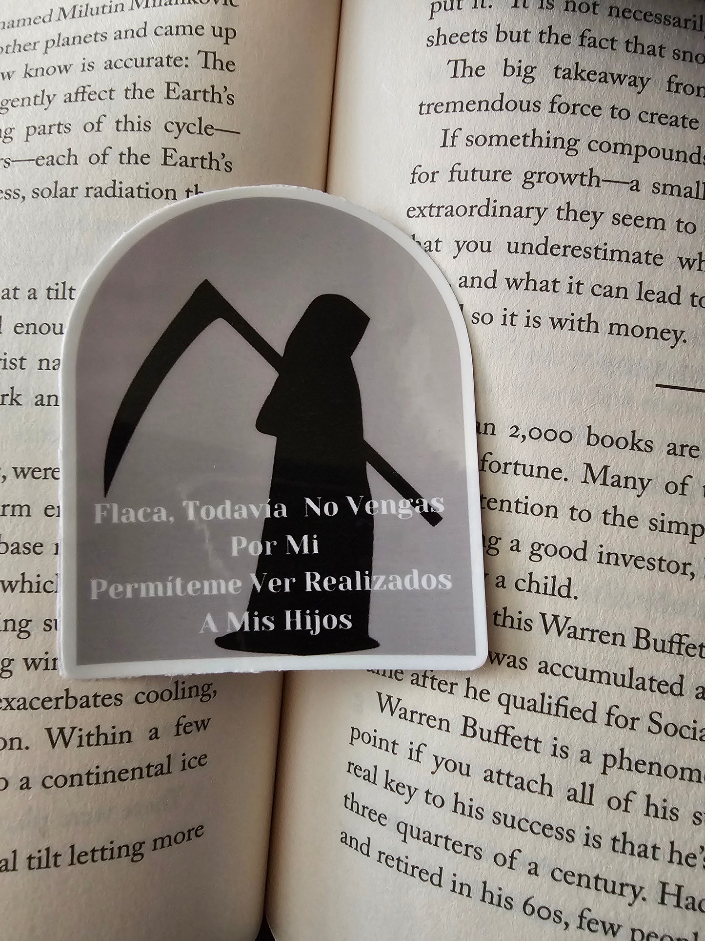 Flaca Todavia No Vengas Por Mi Permiteme Ver Realizados A Mis Hijos Vinyl Waterproof Sticker