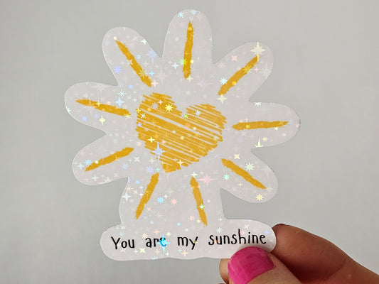 You Are My Sunshine Waterproof Cup/Tumbler/Window Vinyl Sticker