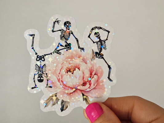 Skeleton Dance Waterproof Cup/Tumbler/Window Vinyl Sticker
