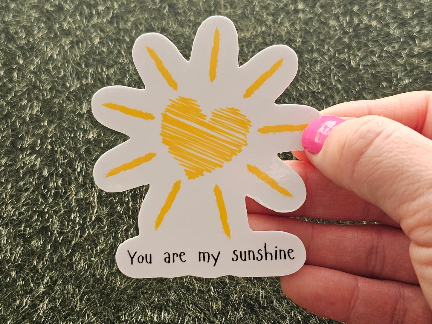 You Are My Sunshine Waterproof Cup/Tumbler/Window Vinyl Sticker