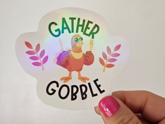 Thanksgiving Theme Waterproof Cup/Tumbler/Window Vinyl Sticker
